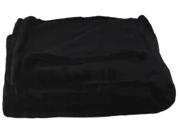 Decke MOLY120 120x160cm schwarz unifarben