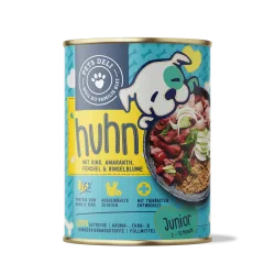 Premium Junior Nassfutter 6er Pack für Welpen - Rind, Huhn- 6x400g von Pets Deli