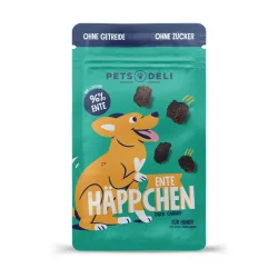 Premium Snacks Trainer für Hunde Enten Häppchen 90g von Pets Deli