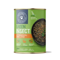 Nassfutter Green mit Süßkartoffel, Kürbis und Spinat für Hunde - 6x375g