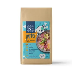 Trockenfutter Junior Pute mit Ente, Süßkartoffel, Blaubeere & Kamille für Hunde - 6kg