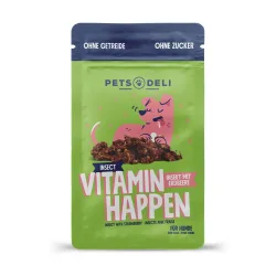 Snack Green Vitaminhappen Insekt mit Apfel & Erdbeere - 50g