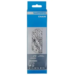 SHIMANO Fahrradkette HG93 9-fach 114 Glieder silber