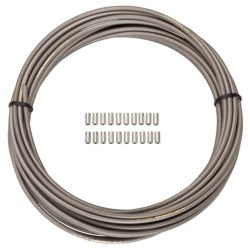 Bremskabel Jagwire Workshop 5mm CGX-SL-Lube 10 m-Titanium