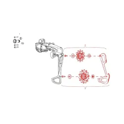 Hintere Kettenschaltung Sram Rd Gx Eagle Pulleys And Inner Cage