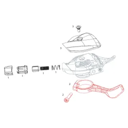 Schalthebel Sram X01 Eagle Trigger Pull Lever Kit Right