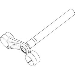 Unteres Gabel Tee 47os v2 Manitou Dorado Pro