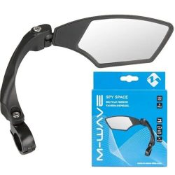 Rechter Fahrradspiegel Aluminium Messingschlager M-wave Spy Space