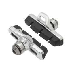 Ein Paar Bremsbeläge für Straßenbremsen mit Alu-Kartusche Newton Campagnolo