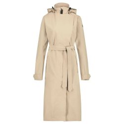 Lange wasserdichte Jacke, Frau Agu Trench Coat