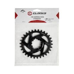 Ovale Aluminiumpedale Clarks Cycle Systems CCR-04-OV - 9-12v