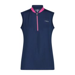 Ärmelloses Trikot mit halbem Reißverschluss, Damen CMP