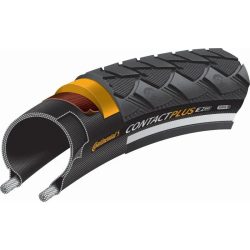 Continental, Continental Fahrrad Reifen Contact Plus // alle Größen schwarz Refl...