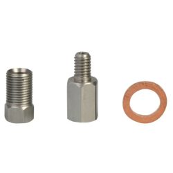 Verbinder, Kompressionsmutter und Dichtung Elvedes M6