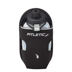 Fitletic Extra Mile 250 ml Trinkflasche + Halterung Schwarz, Herren, Größe: ONE SIZE