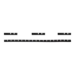 Satz Gummi-Endstücke Haibike Rail Mrs Alltrack