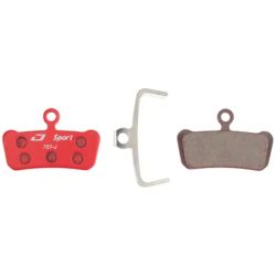Jagwire 1-Paar Sport Semi-Metallic Sram DCA098 Scheibenbremsbelag Rot, Herren, Größe: ONE SIZE