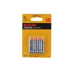 Batterien Kodak Lr03 AAA Xtralife Alkaline (x4)