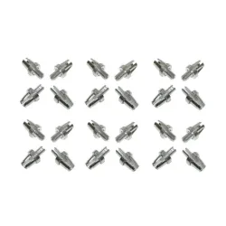 Packung mit 25 Hohlschrauben für Fahrradkabelspanner mit Alu-Schlitz P2R M 7 L10 mm