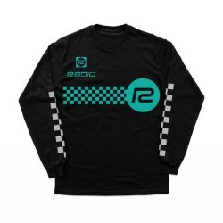 Langarmshirt Radio Race Checker