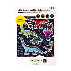 Reflektierende Aufkleber Rainette Dinos