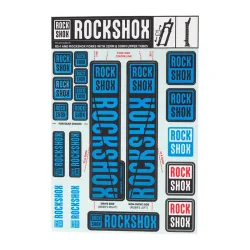 Aufkleberset Fahrradgabel bis 2018 Rockshox