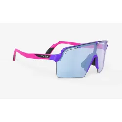 Rudy Project Germany GmbH Rudy Project SP986880-0040 SPINSHIELD PRO Unisex-Sonnenbrille Halbrand Monoscheibe Kunststoff-Gestell, Lila