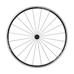 Shimano Road WH-RS100-CL Laufrad Vorne QR 133mm 100mm Felgenbremse schwarz 2019 Rennvelo Vorderräder