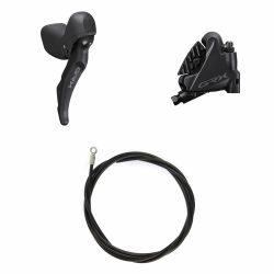 Shimano GRX ST-RX600/BR-RX400 Scheibenbremse Hinterrad 11-fach black 2020 Scheibenbremsen komplett