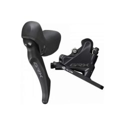 Shimano GRX ST-RX600/BR-RX400 Scheibenbremse Vorderrad black 2020 Scheibenbremsen komplett