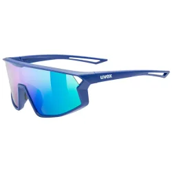 Uvex Sports S533076 skyryse jr. Kinder-Sonnenbrille Vollrand Monoscheibe Kunststoff-Gestell, Blau