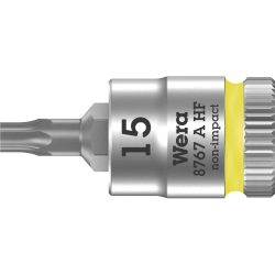 Wera 8767 A 05003363001 Innen-Sechsrund (TX) Steckschlüssel-Bit-Einsatz Haltefunktion 6.3 mm 1/4 T 15 1/4 (6.3 mm)