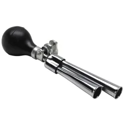 Fahrradklingel mit Horn Chrom 2 Töne P2R
