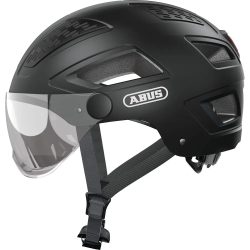 ABUS Hyban 2.0 ACE Velohelm mit Visier - Velvet Black