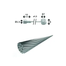 Bremskabel mit doppeltem Anschluss XLC BR-X86