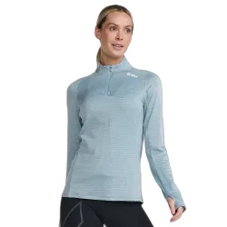1/4-Zip-Langarmtrikot, Damen 2XU Ignition