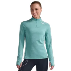 1/4-Zip-Langarmtrikot, Damen 2XU Ignition