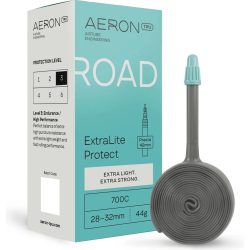 Aeron Road 700C 23-28 mm / 42 mm Extra Lite Protect Schlauch Grau, Herren, Größe: ONE SIZE