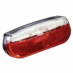 Batteriebetriebenes LED-Rücklicht mit Positionslicht Trelock trio flat ls812