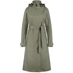Lange wasserdichte Jacke, Frau Agu Trench Coat