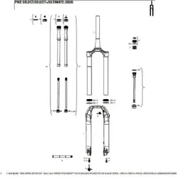 Gabel Rockshox Top Cap Db Splined 35mm