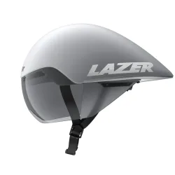 LAZER Unisex Road Volante KinetiCore Tri Helm - matte white silver