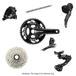 Vollständige Gruppe Shimano GRX 820 12V 48x31T