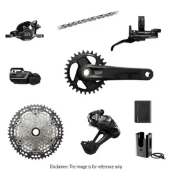 Vollständige Gruppe Shimano XT Di2 M8200 12V 34T