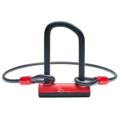 u-Anti-Diebstahl mit Halterung Qloc Security Ø14 75/150mm + câble Ø12/1000mm