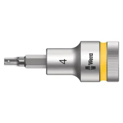 Wera 8740 C HF 05003820001 Innen-Sechskant Steckschlüssel-Bit-Einsatz Haltefunktion 4 mm 1/2 4 mm 1/2 (12.5 mm)