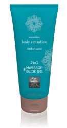Shiatsu »Amber« 2 in 1 Massage- und Gleitgel 200ml