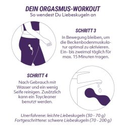 Fifty Shades of Grey ? Inner Goddess Liebeskugeln ? Silber Gewicht