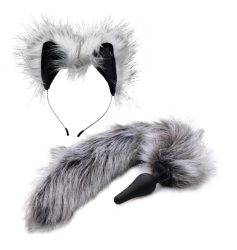 TAILZ - Grey Wolf Schwanzplug & Ohren-Set