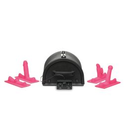 LOVE BOTZ - 50X Saddle Pro Sexmaschine mit 4 Aufsätzen - Schwarz